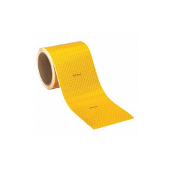 3m Reflective Tape,Fluorescent Yellow,4in W 983