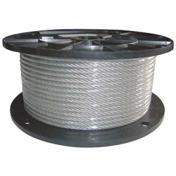 Dayton Wire Rope,25 ft L,3/32 in dia.,184 lb 33RF70