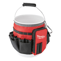 Milwaukee Tool Bucket ToolOrganizerBallistic Nylon, Red 48-22-8175