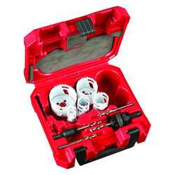 Milwaukee Tool Hole Saw Kit,Saw Range 7/8" to 2-1/2" 49-22-3079