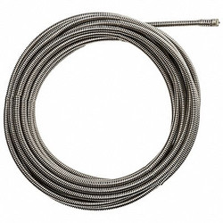 Milwaukee Tool Drain Cleaning Cable,3/8 in Dia,35 ft L 48-53-2675