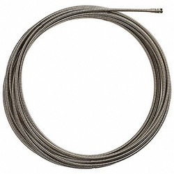 Milwaukee Tool Drain Cleaning Cable,3/8 in Dia,50 ft L 48-53-2773
