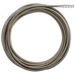 Milwaukee Tool Drain Cleaning Cable,1/4 in Dia,25 ft L 48-53-2563