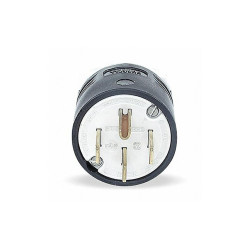 Hubbell Wiring Device-Kellems Straight Blade Plug,Blk,50 A,Stnd,14-50P HBL9451C