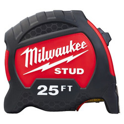 Milwaukee Tool Tape Measure,SAE,Blade 25 ft. L 48-22-9725