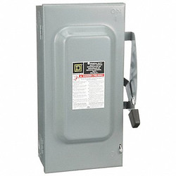 Square D Safety Switch,240VAC,3PST,100 Amps AC D323N
