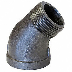 Sim Supply 45 Street Elbow, Malleable Iron, 3/8 in  0810027011