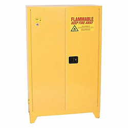 Eagle Flammable Liquid Safety Cabinet,Yellow  4510XLEGS