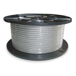 Dayton Wire Rope,250 ft L,1/4 in dia.,1,220 lb 2TAC6