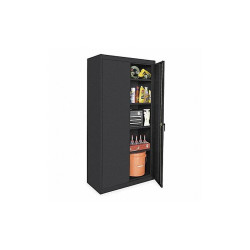 Sim Supply Storage Cabinet,78"x36"x18",Black,4Shlv  1UEY3