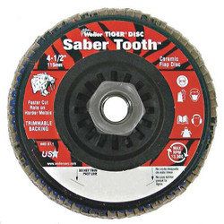 Weiler Fiber Disc,4 1/2 in Dia,5/8in Arbor 98146