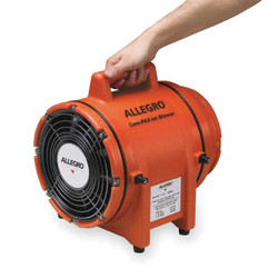 Allegro Industries Confined Space Fan,Orange,12" W  9538