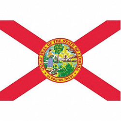 Nylglo Florida State Flag,3x5 Ft 140960
