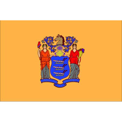 Nylglo New Jersey State Flag,3x5 Ft 143660