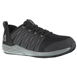 Reebok Athletic Shoe,M,8 1/2,Black,PR RB211