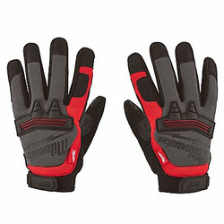 Milwaukee Tool Work Gloves,Color Black/Red,XXL  48-22-8734