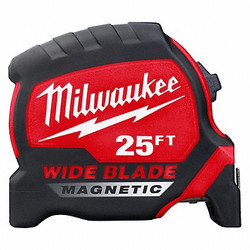 Milwaukee Tool Tape Measure,SAE,Blade 25 ft. L 48-22-0225M