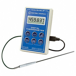Control Co Thermometer,-328 to 932 deg. F,USB 6412
