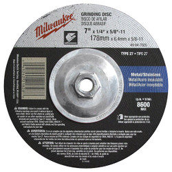 Milwaukee Tool Grinding Disc,7"X1/4"X7/8" 49-94-7020