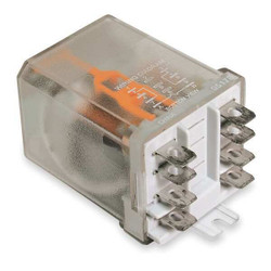 Dayton Enclosed Power Relay,8 Pin,12VDC,DPDT  1EGF4