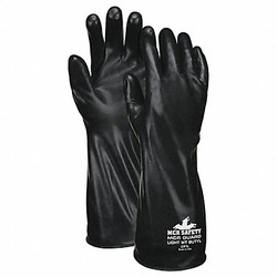 Mcr Safety Chemical Resistant Glove,XL,Black,PR CP7XL