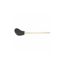 Tough Guy Toilet Brush,20 1/2 in L,Black 1VAE9