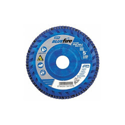 Norton Abrasives Fiber Disc,5 in Dia,7/8in Arbor,P60 Grit  66623399150