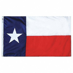 Nylglo State Flag,Texas,6ftH x 10ftW,200D Nylon  145282