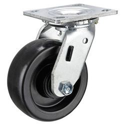 Sim Supply Standard Plate Caster,Swivel,450 lb.  P21S-PB040R-14