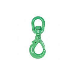 Campbell Chain & Fittings Self-Lock Hook,Alloy Steel,2 1/4",G100 5798895