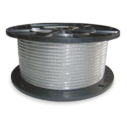 Dayton Wire Rope,250 ft L,3/16 in dia.,940 lb 2RZZ5