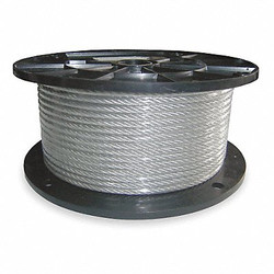 Dayton Wire Rope,500 ft L,1/4 in dia.,1,220 lb 2TAC7