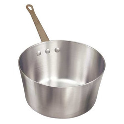 Crestware Sauce Pan,8 3/4 in Dia,Aluminum PAN3