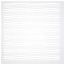 American Louver Perforated Diffuser,Square,Plastic,PK5 STR-PERF-2214-5PK