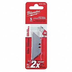 Milwaukee Tool 2-Point Utility Blade,3/4" W, PK5 48-22-1933