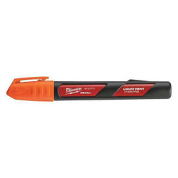 Milwaukee Tool Paint Marker, Permanent, Orange 48-22-3771