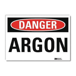 Lyle Danger Sign,7 in x 10 in,Rflct Sheeting U3-1106-RD_10X7