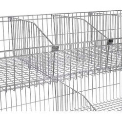 Nexel Wire Shelf Basket Divider 18""D x 10""H