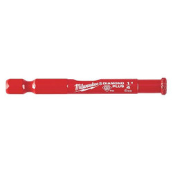 Milwaukee Tool Hole Saw,Diameter:1/4",Diamond Grit 49-56-0505