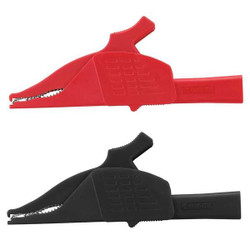 Milwaukee Tool Alligator Clips,2-1/2" L,10A,PR 49-77-1005