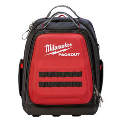 Milwaukee Tool Backpack,Blk/Rd,BllNyln,2OutsdPckt,1PK 48-22-8301