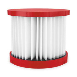 Milwaukee Tool Cartridge Filter,Paper,Reusable 49-90-1900