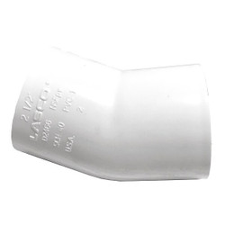 Lasco Fittings 22-1/2 Degree Elbow, 6 in, Schedule 40 465060