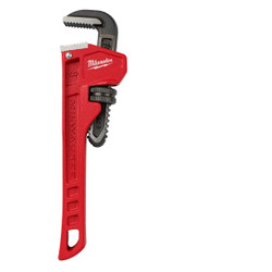 Milwaukee Tool Pipe Wrench,Ergonomic,Serrated,8" 48-22-7108