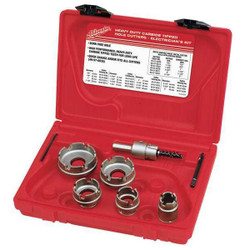 Milwaukee Tool HoleCutterKit,7pcs,Sizes:0.875"-2" 49-22-8310
