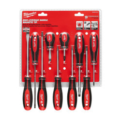 Milwaukee Tool Screwdriver Set,10 pcs. 48-22-2710