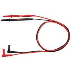 Milwaukee Tool Test Leads,55" L,Black/Red,1000VAC,PR 49-77-1001