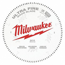 Milwaukee Tool Circular Saw Blade,12 in Blade,100 Teeth 48-40-1228