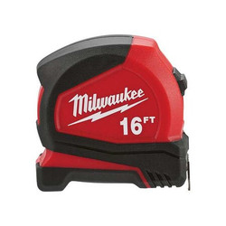 Milwaukee Tool Tape Measure,SAE,Blade 16 ft. L  48-22-6616