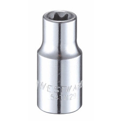 Westward Socket, Steel, Chrome, E7 54TN29